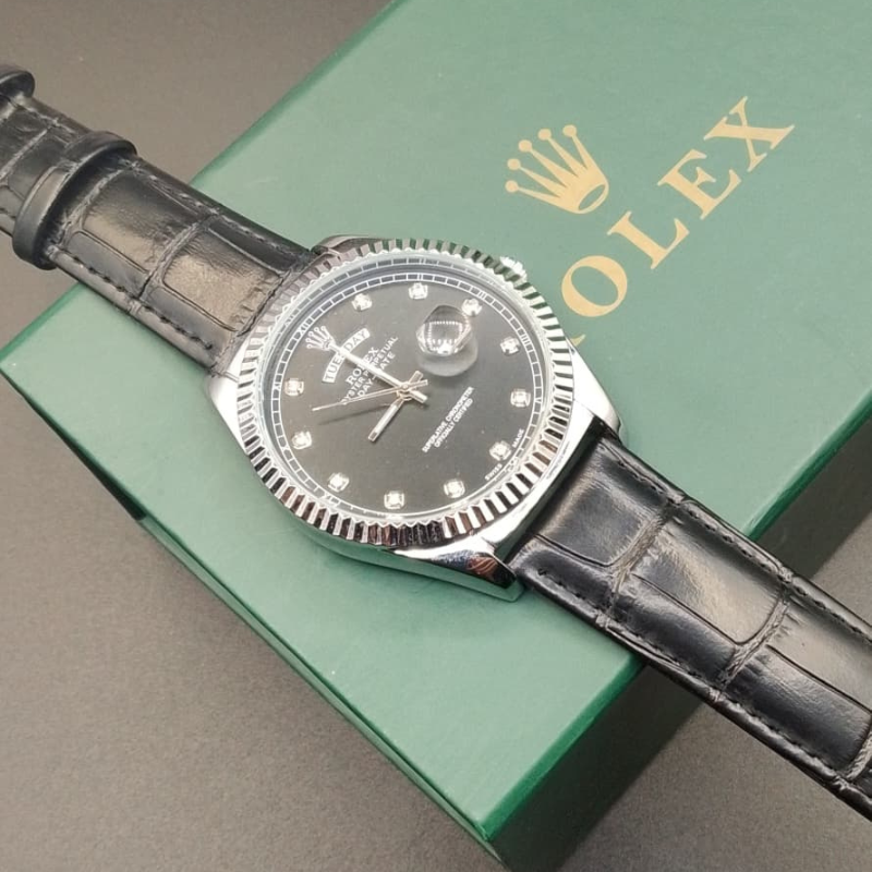 Rolex Day-Date with Black Diamond Dial